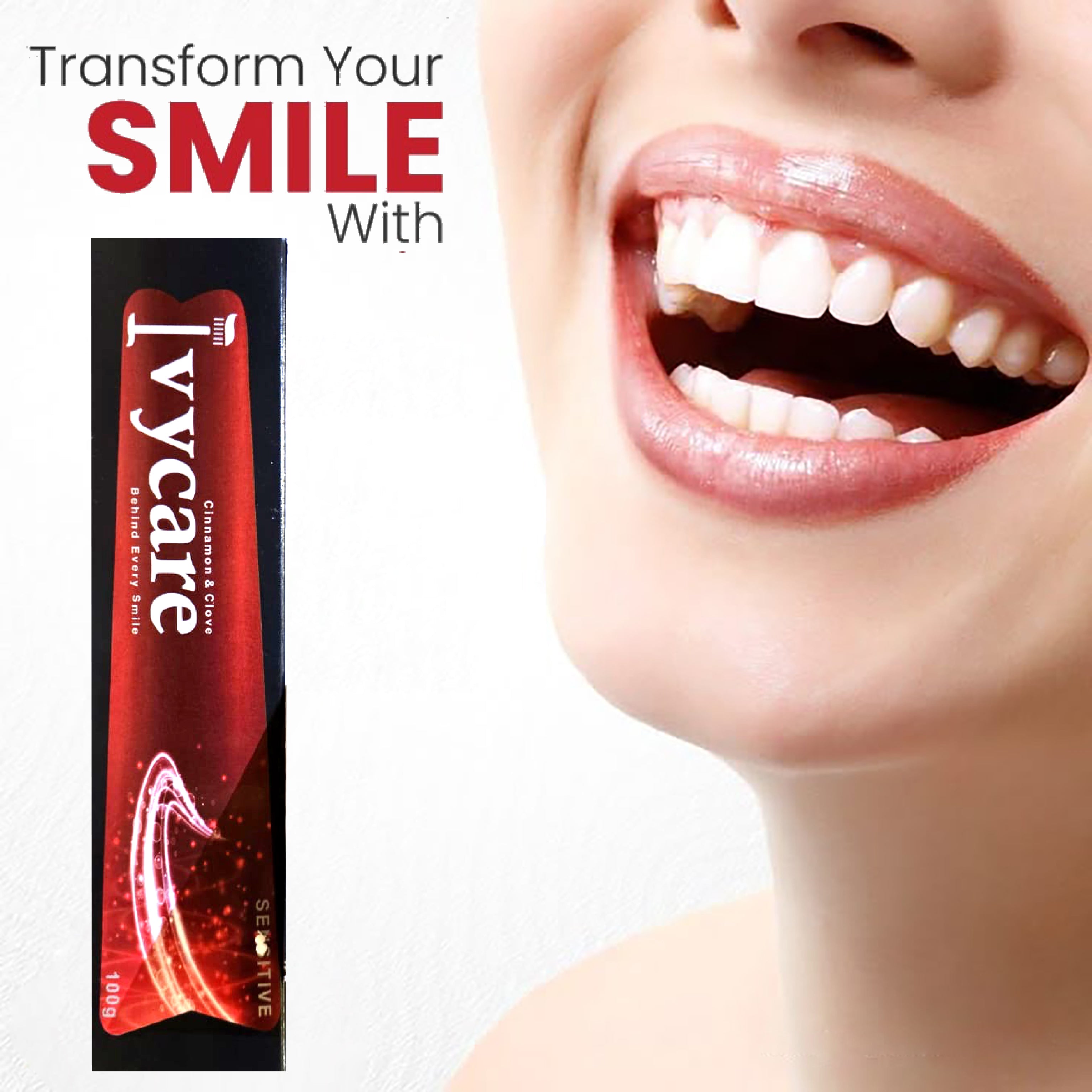 Ivycare Toothpaste, Gel- Cream Blueberry Bright(NEW)